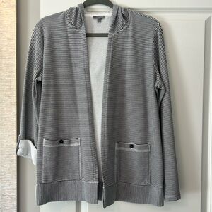 TALBOTS Navy/White casual jacket